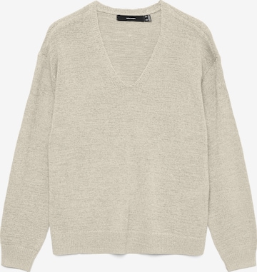 VERO MODA Sweter 'VMCharity' w kolorze biały: przód