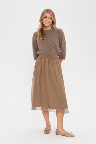 SAINT TROPEZ Nederdel 'SZCoral' i beige