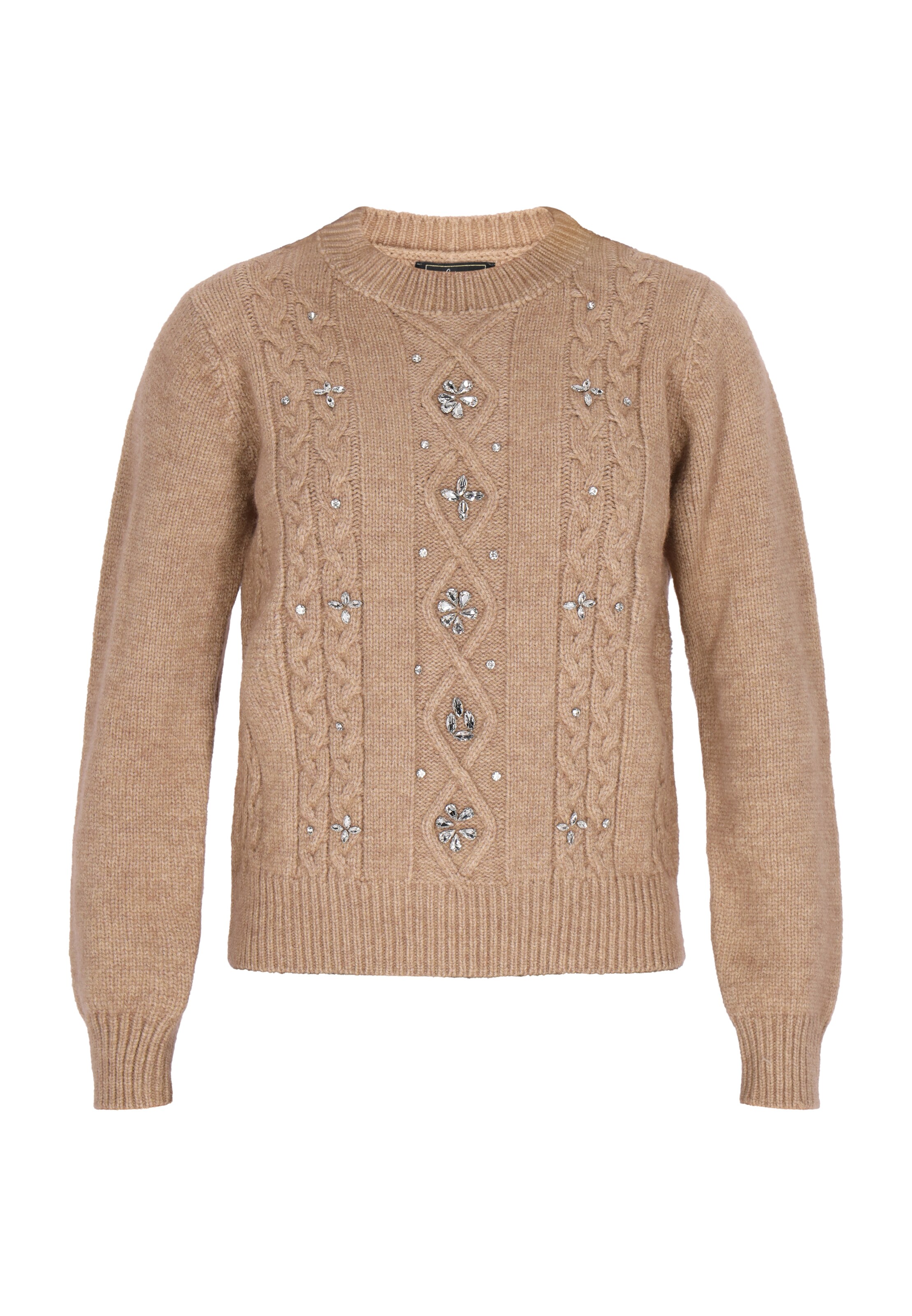faina Pullover in Beige: Vorderseite