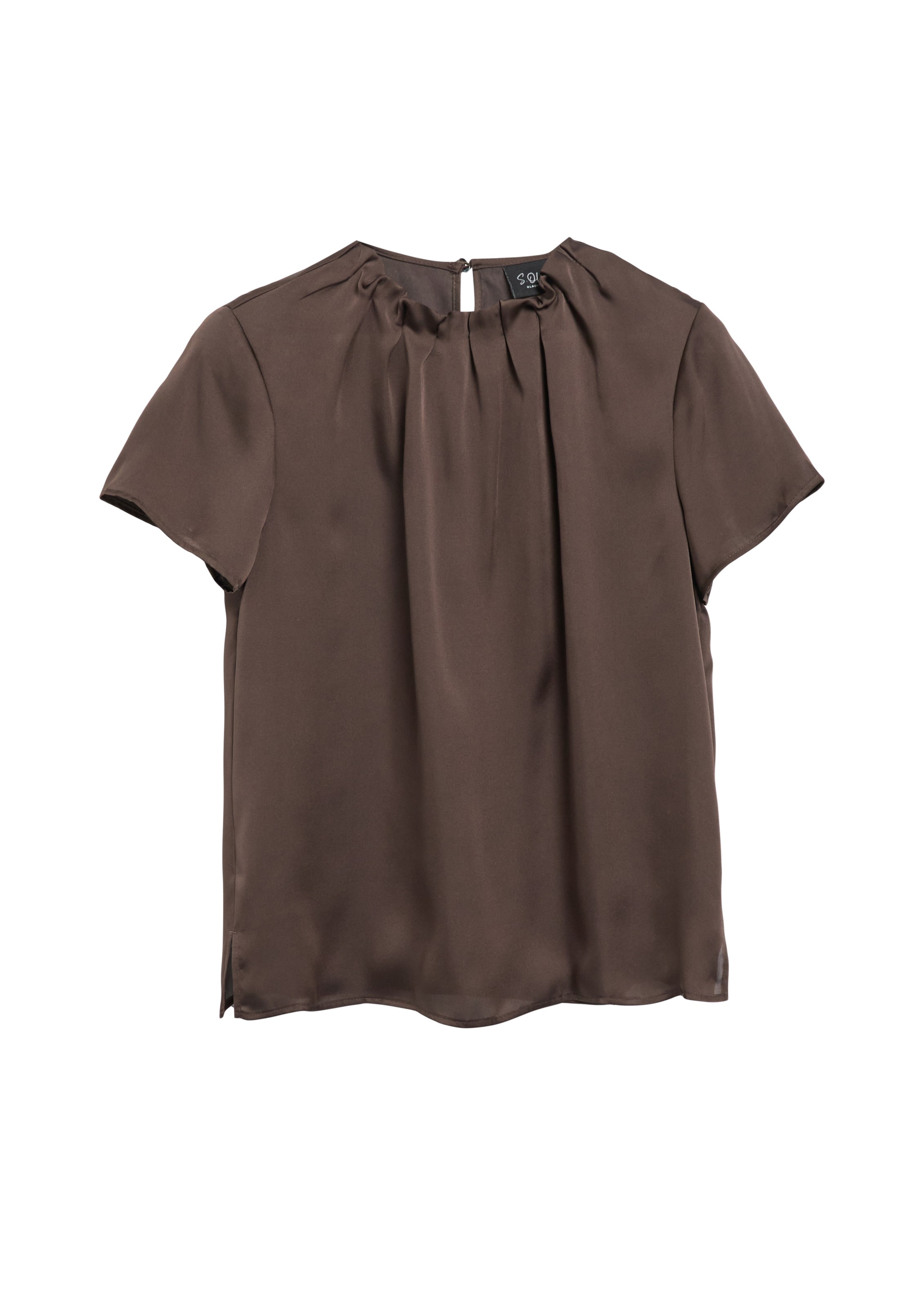 s.Oliver Blouse in Bruin: voorkant