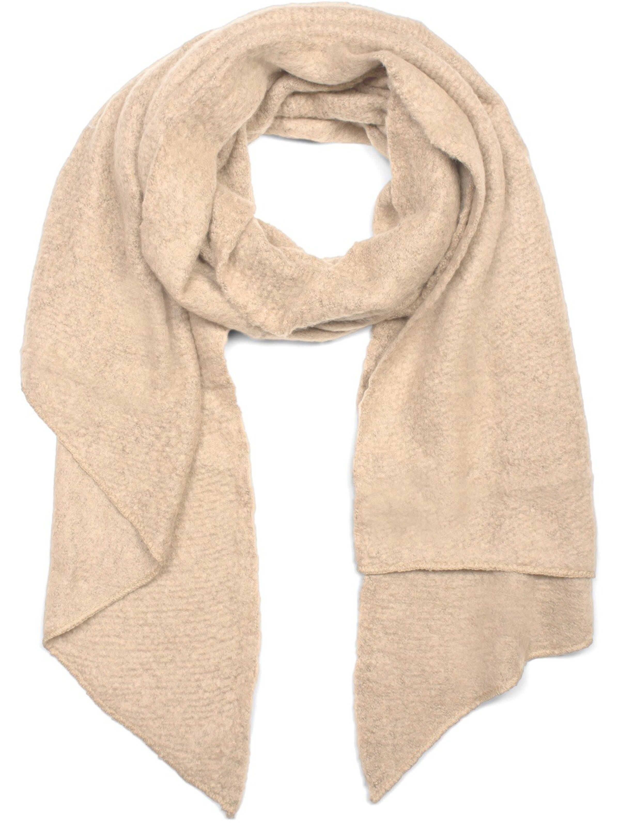 styleBREAKER Oversizeschal 'Asymmetrischer unifarbener Web Schal'‌‌ in One Size in khaki, Produktansicht