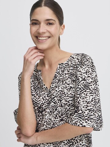 PULZ Jeans Blusenkleid 'PZNELLY' in Schwarz