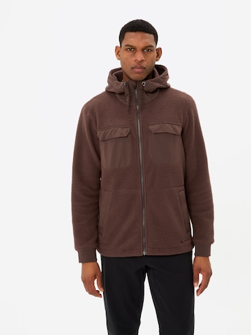 VAUDE Funktionsfleecejacke 'Manukau' in Braun: Vorderseite