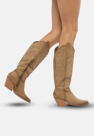 Stivale da cowboy di Salinyang in verde