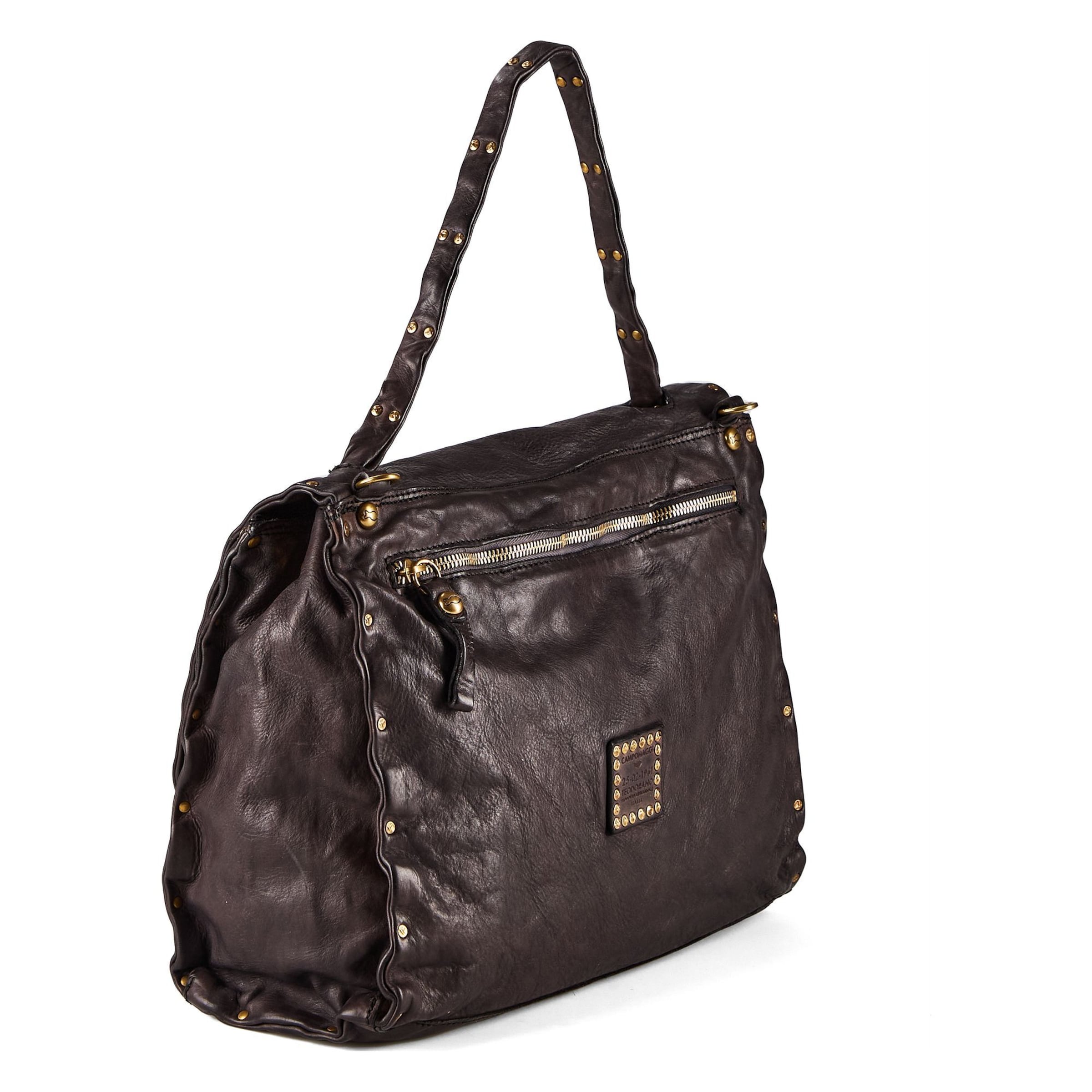 Borsa a spalla 'Zelda' di Campomaggi in marrone