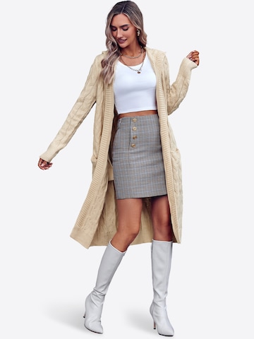 Imily Bela Lang cardigan i beige