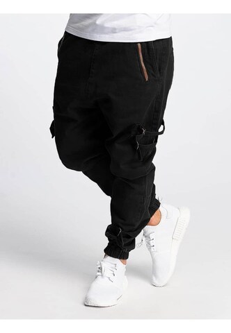 DEF Tapered Jeans 'Lucio' in Zwart: voorkant