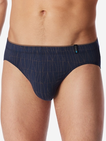 SCHIESSER Minislip ' Long Life Soft ' in Blau: Vorderseite