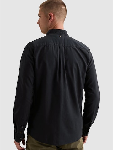 PME Legend Regularny krój Koszula 'Oxford shirt with garment-dye wash and button-down collar' w kolorze niebieski