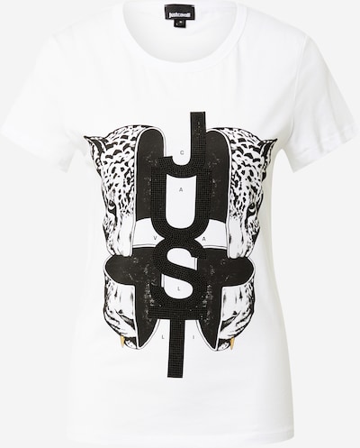 Just Cavalli Camiseta en negro / blanco, Vista del producto