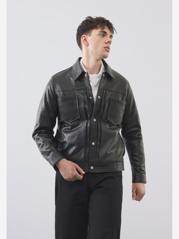 Giacca di mezza stagione ' Felix Trucker ' di Bolongaro Trevor in nero