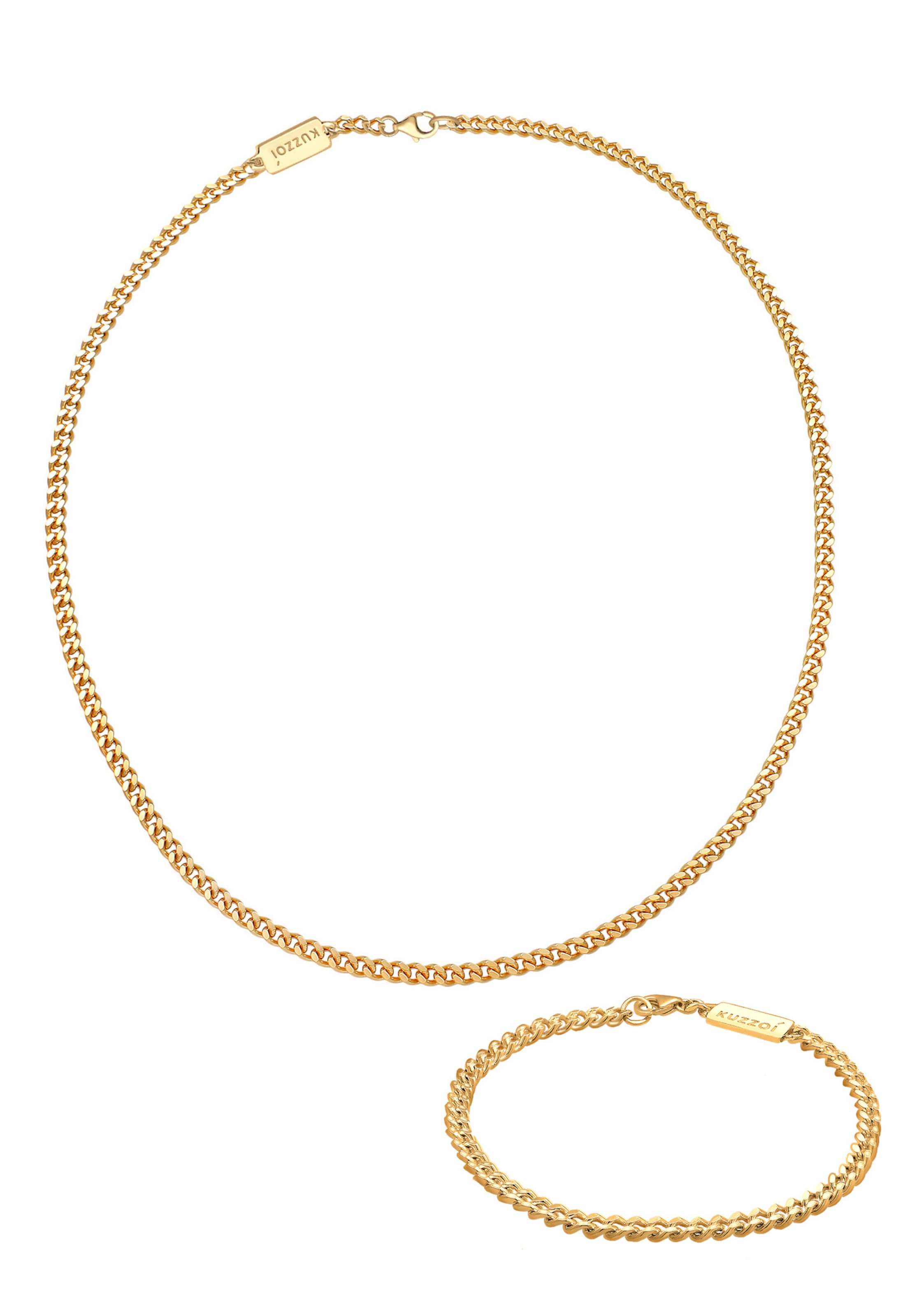 KUZZOI Jewelry Set in Gold: front