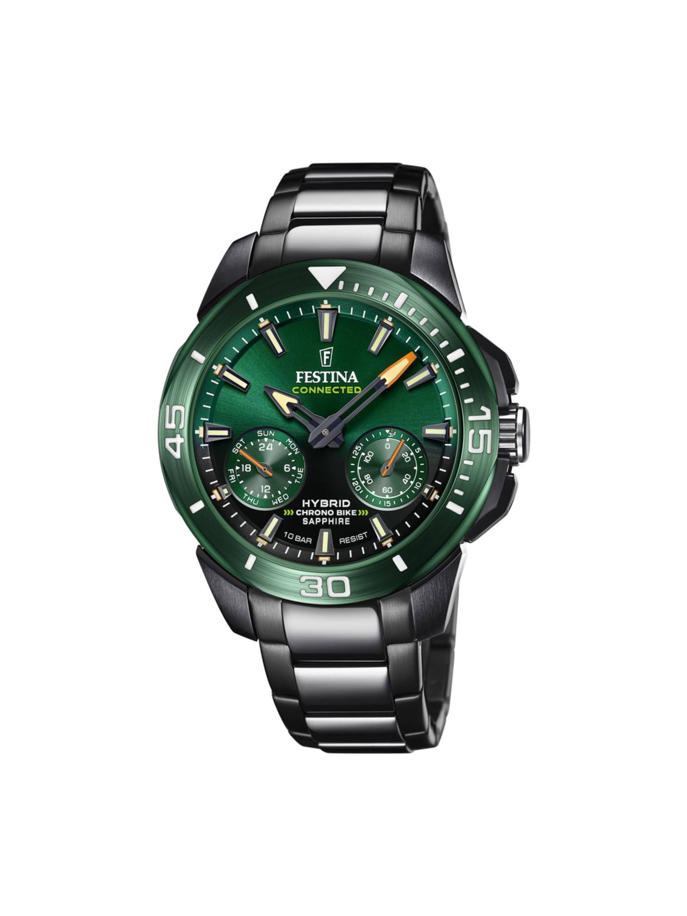 Montre à affichage analogique 'Watch Connected' FESTINA en vert : devant