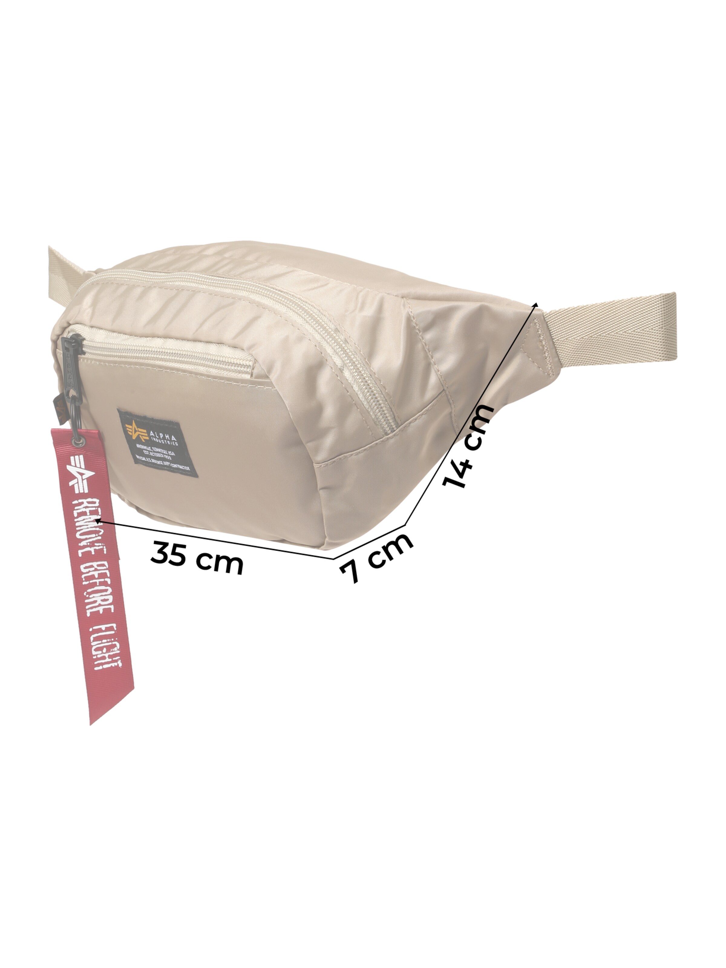 ALPHA INDUSTRIES Τσαντάκι μέσης σε μπεζ
