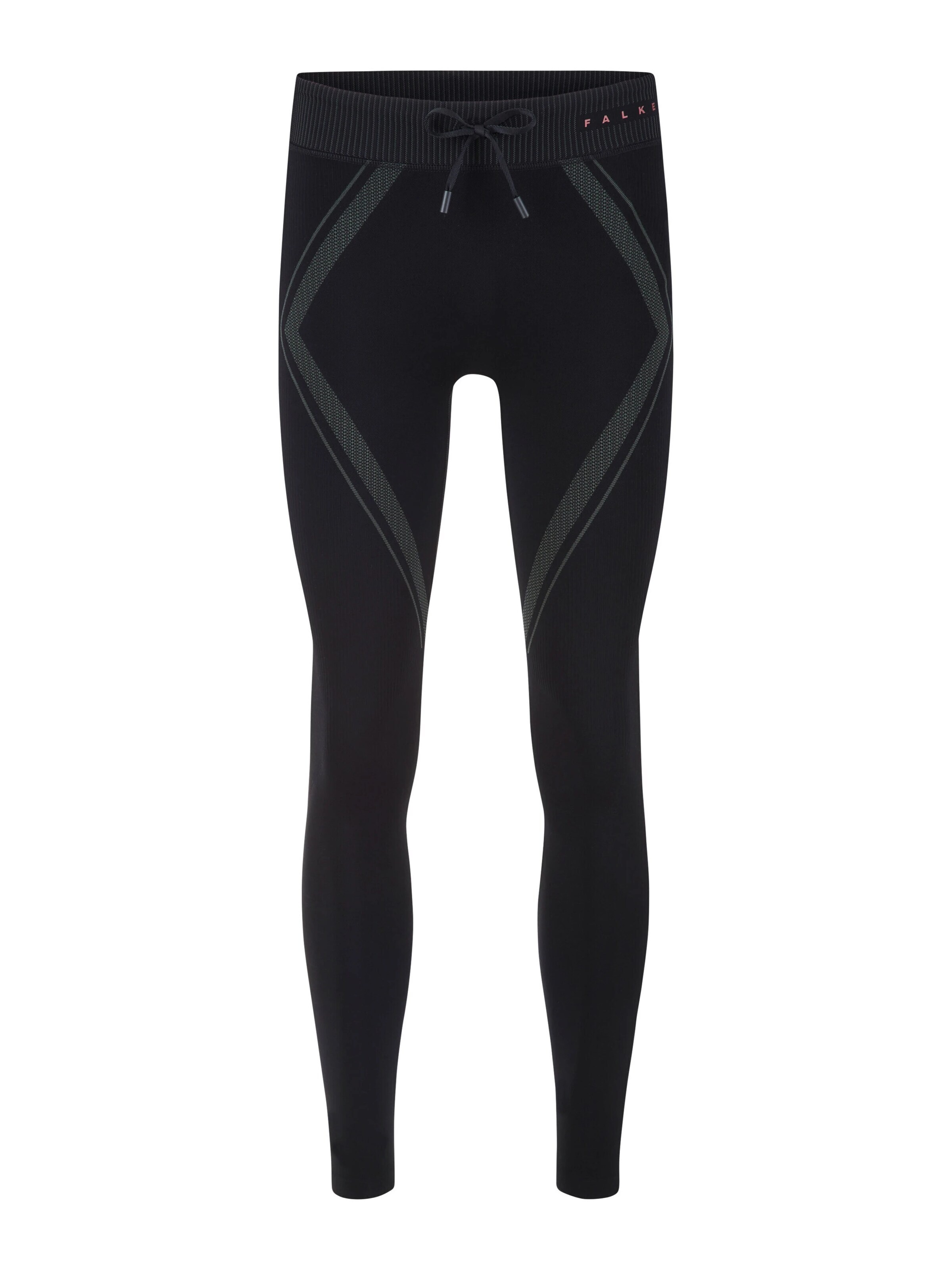 FALKE Skinny Pants in Black: front