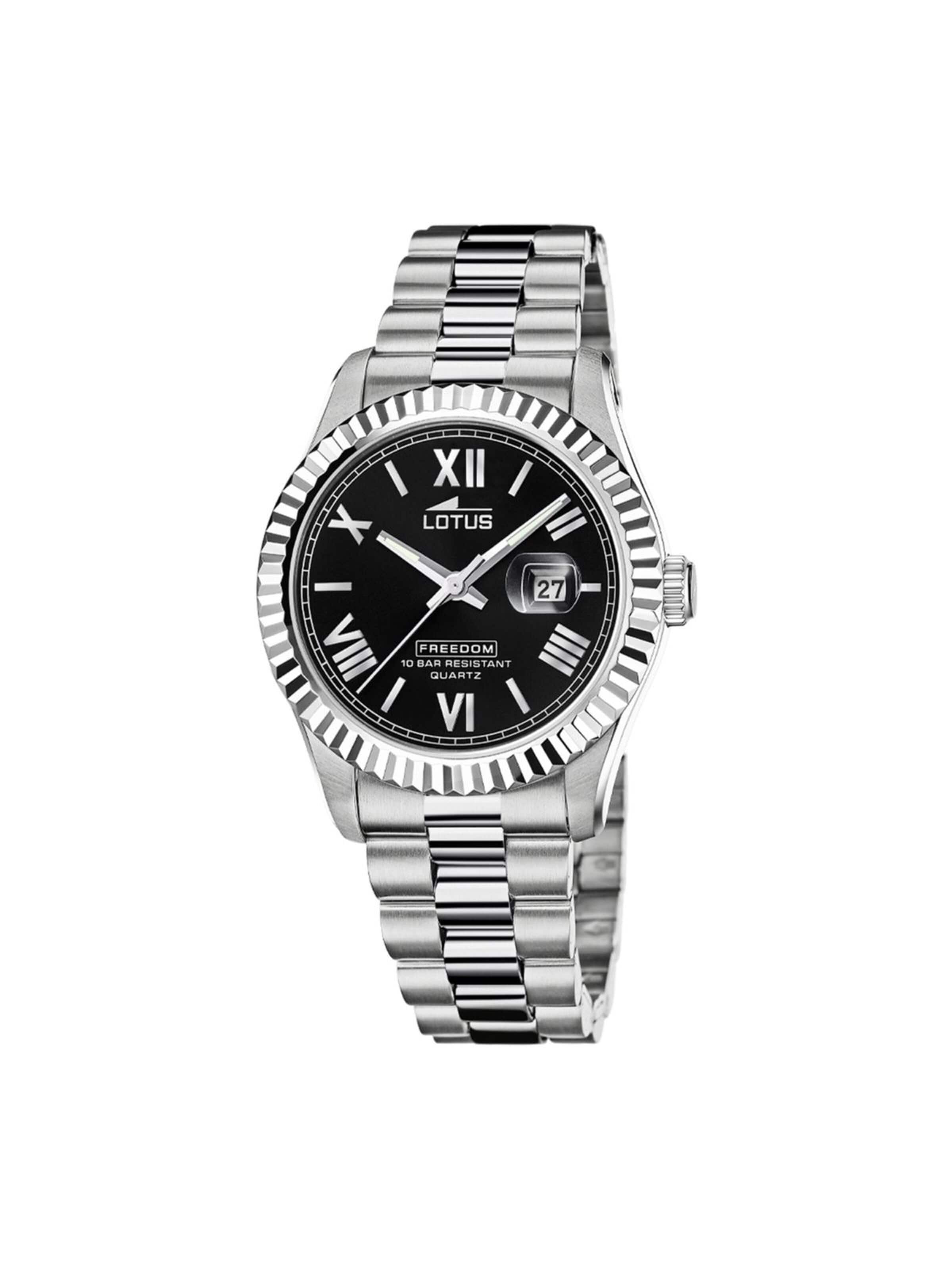 Lotus Analoog horloge 'Date watch Freedom' in Zwart: voorkant