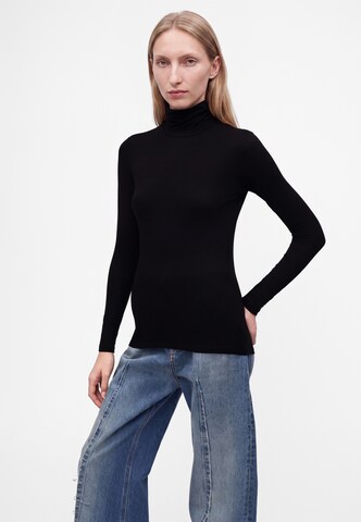 melns Weekend Max Mara T-Krekls 'MULTIF': no priekšpuses