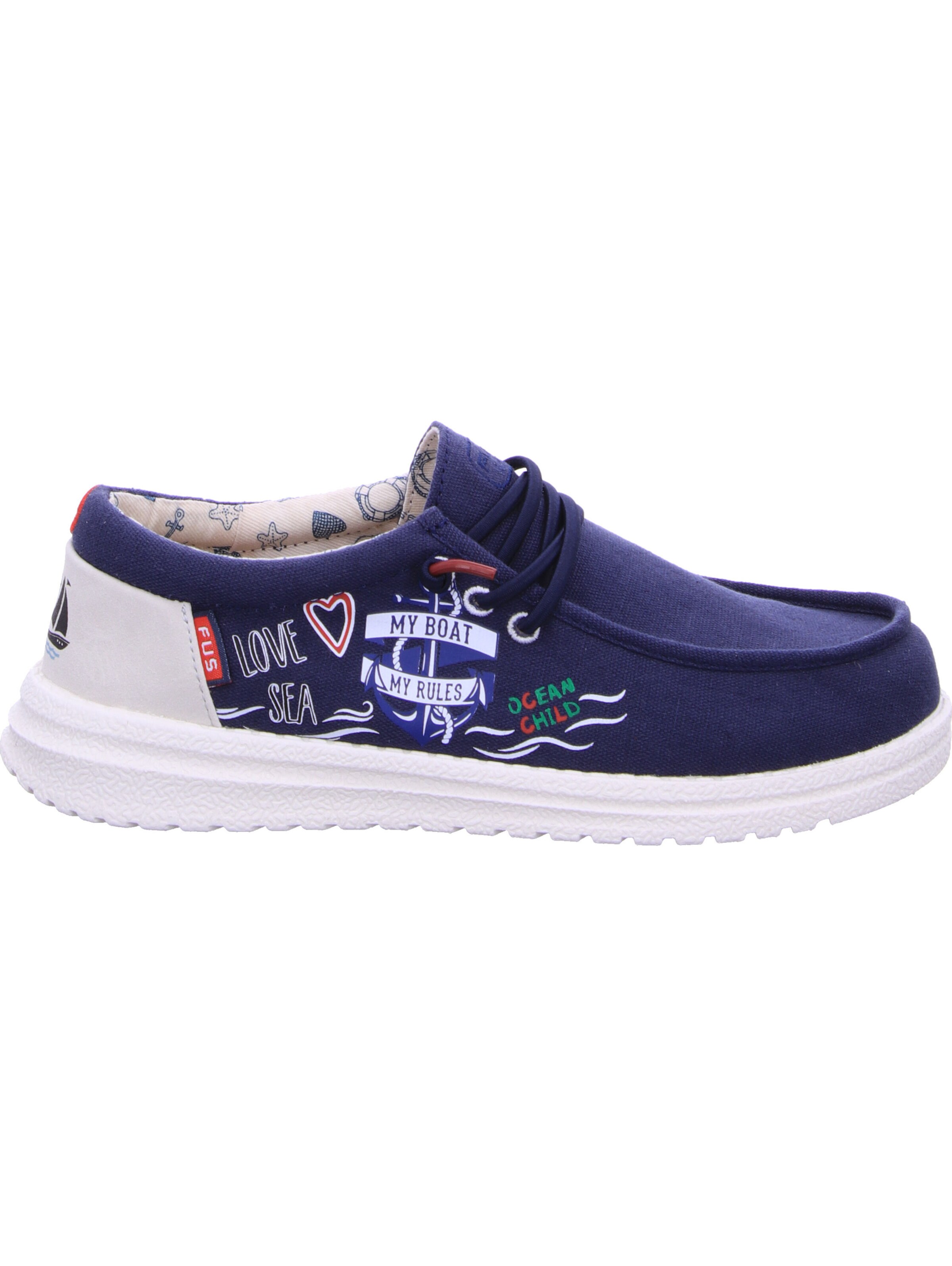 Fusion Mokassin 'Emma' in Blau