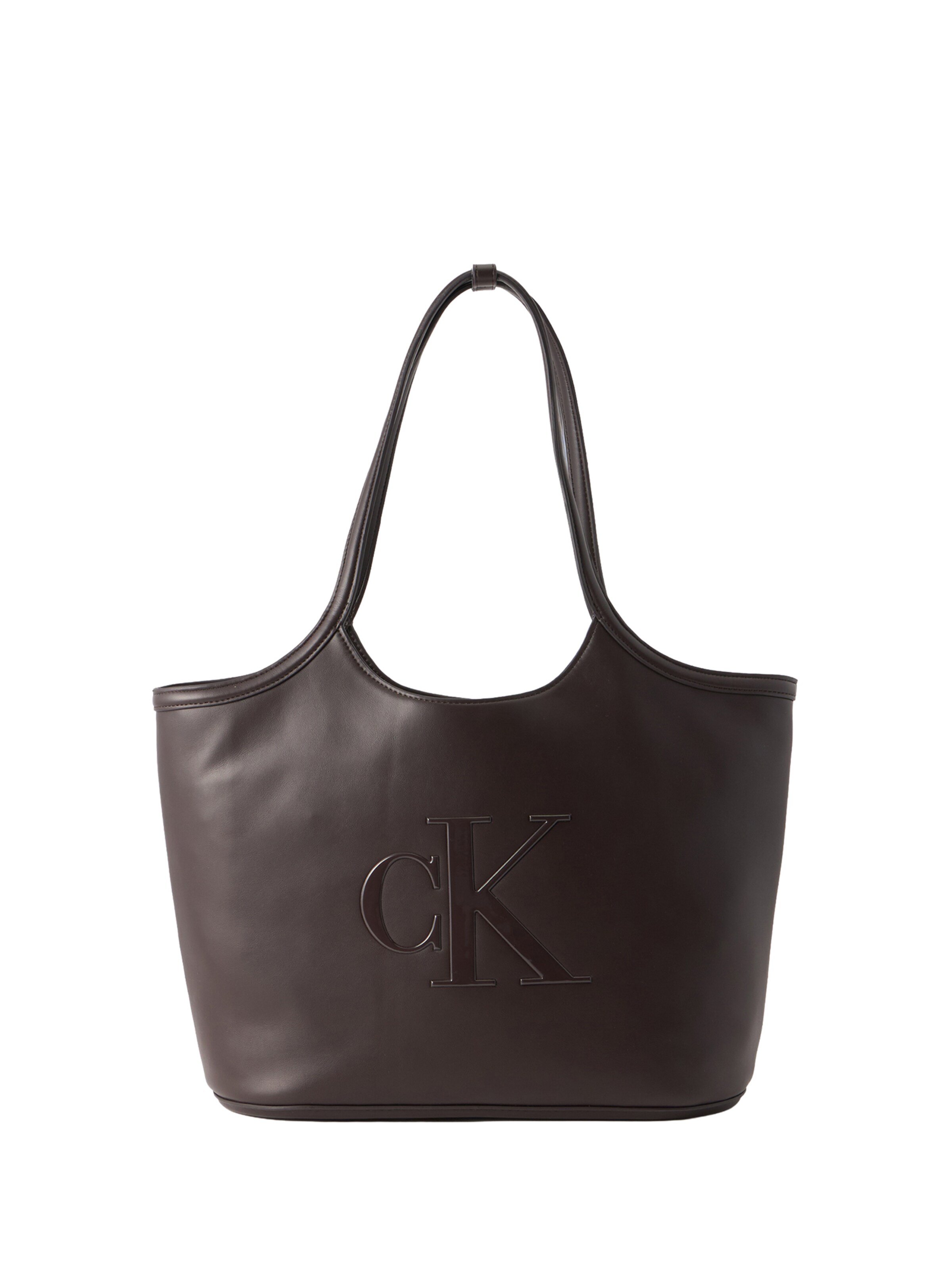 Shopper di Calvin Klein in marrone: frontale