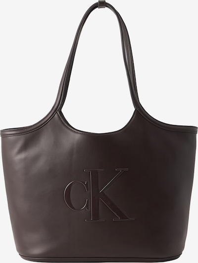One Size dydžio Pirkinių krepšys iš Calvin Klein, spalva – tamsiai ruda, Prekių apžvalga