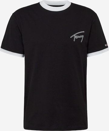 Tommy Jeans T-Shirt in Schwarz: predná strana