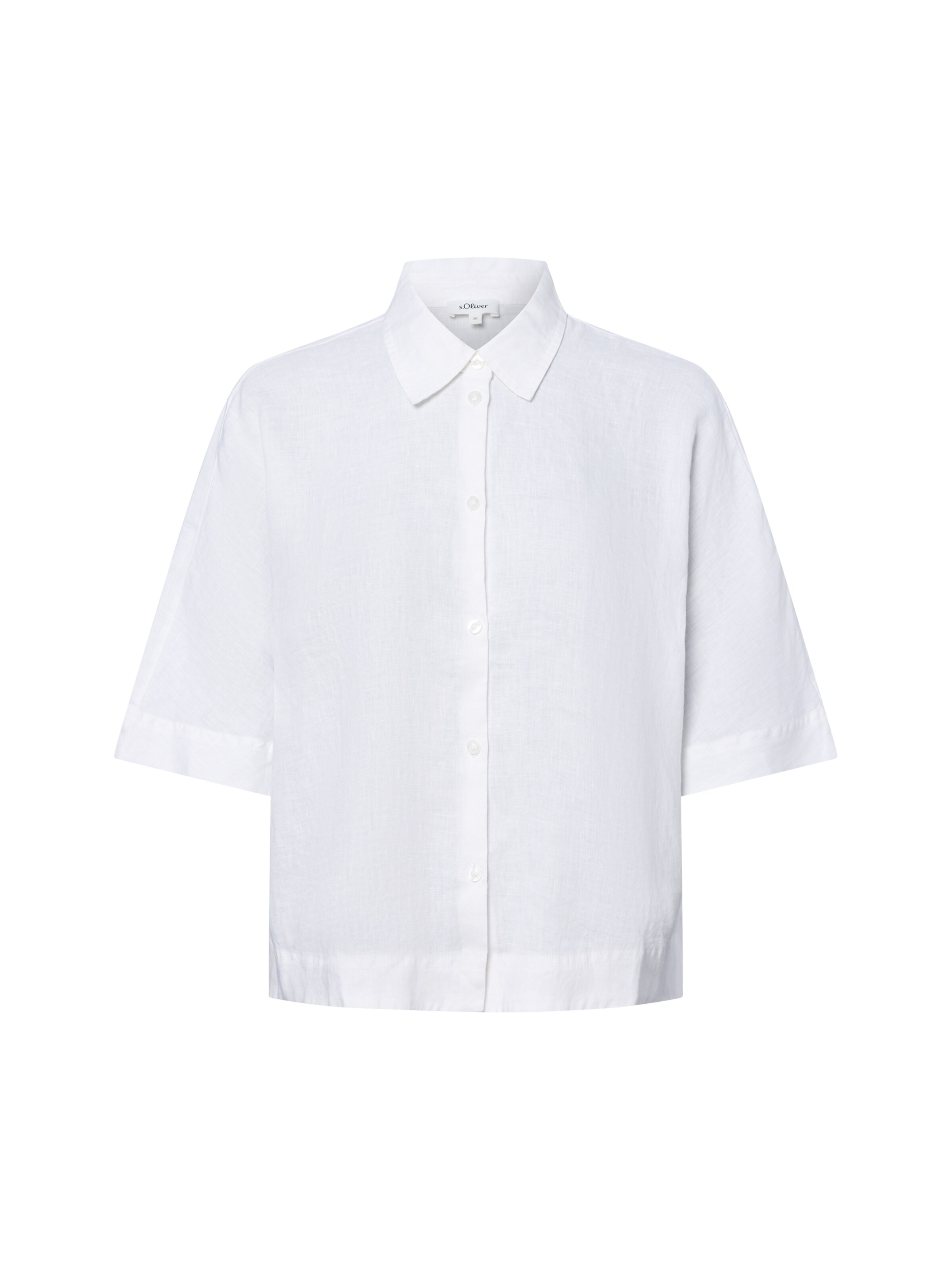 balts s.Oliver Blūze: no priekšpuses