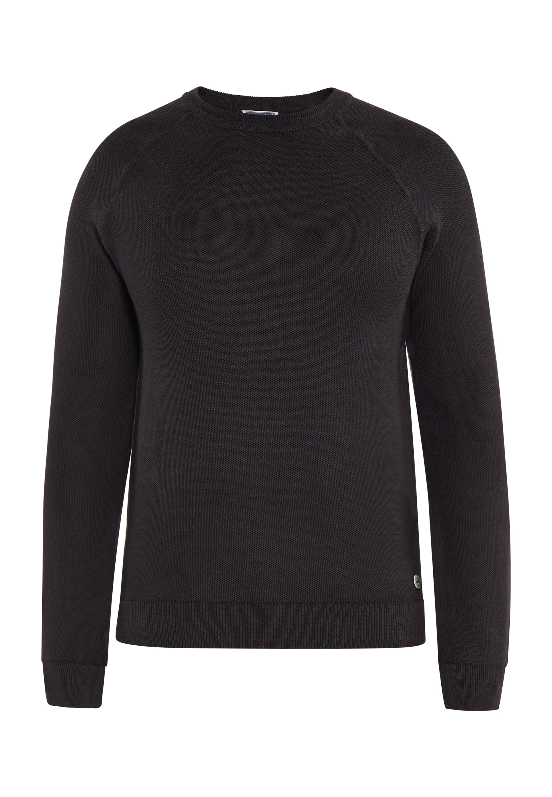 DreiMaster Maritim Pulover | črna barva: sprednja stran