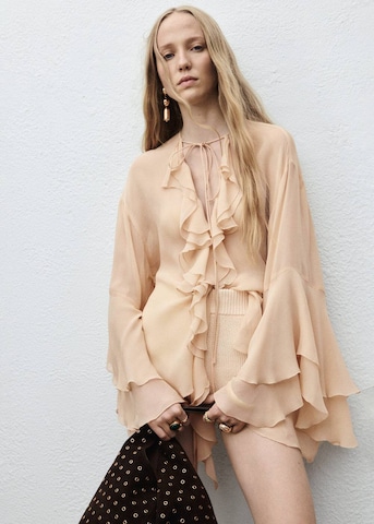 MANGO Blouse 'Lea' in Pink: front