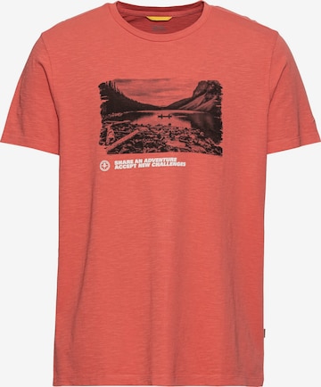 CAMEL ACTIVE T-Shirt in Rot: Vorderseite