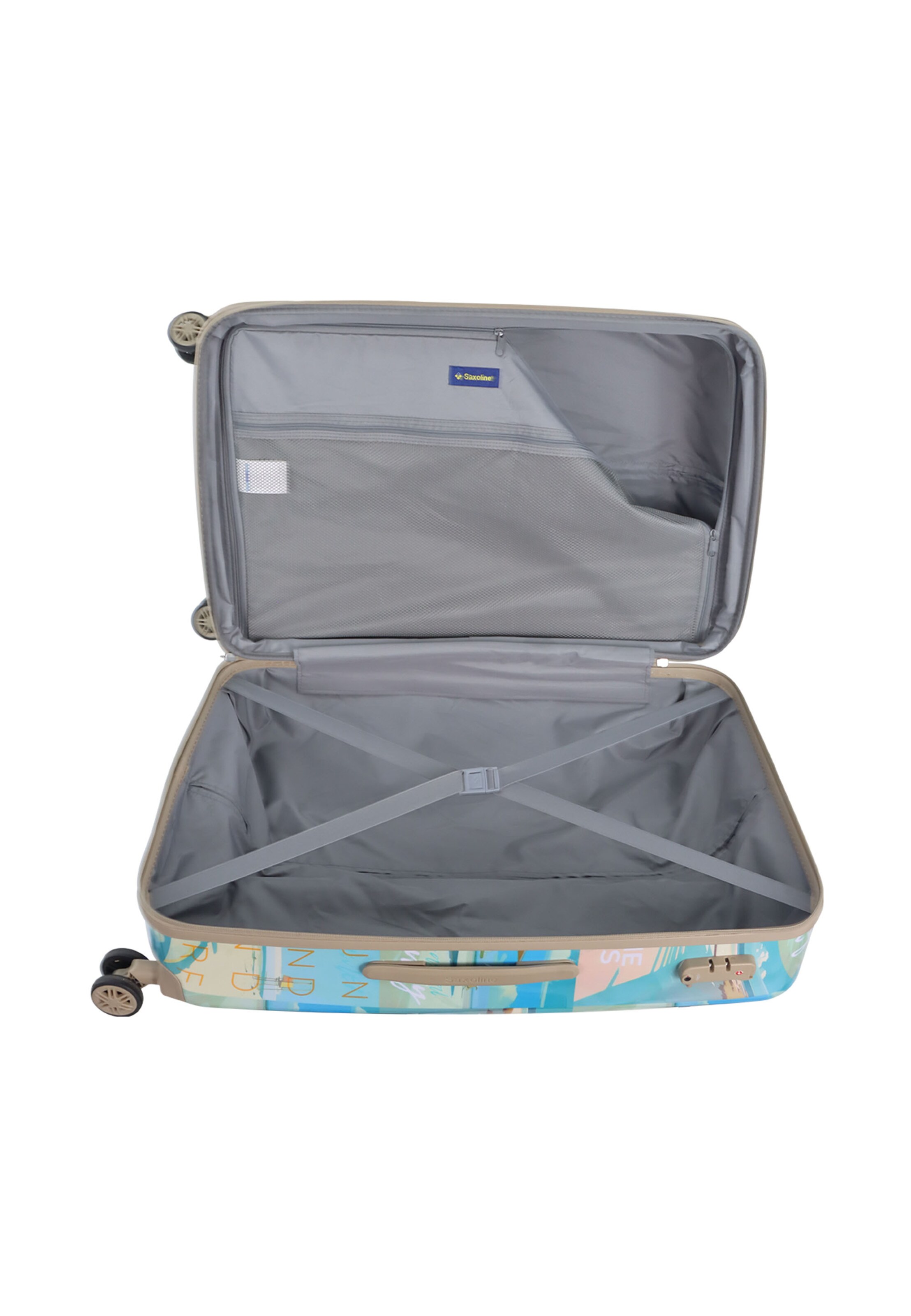 Saxoline Suitcase 'Coastal Beauty' in Mixed colors