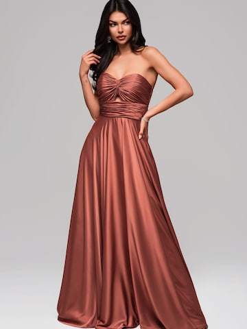 Ombre Abendkleid‌‌‌‌‌‌‌‌‌‌ in Braun