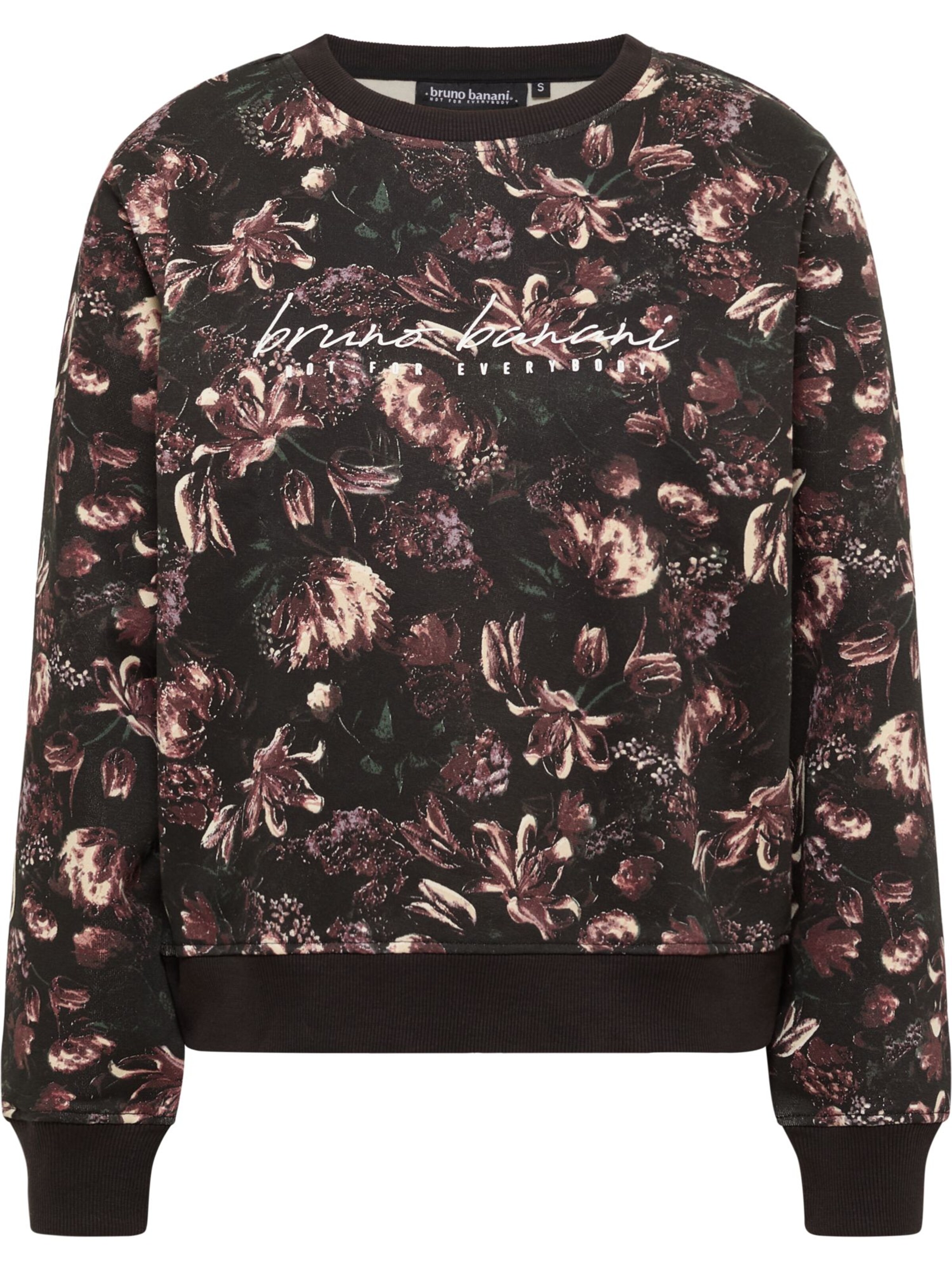 Sweat-shirt 'Compson' Bruno Banani en noir : devant