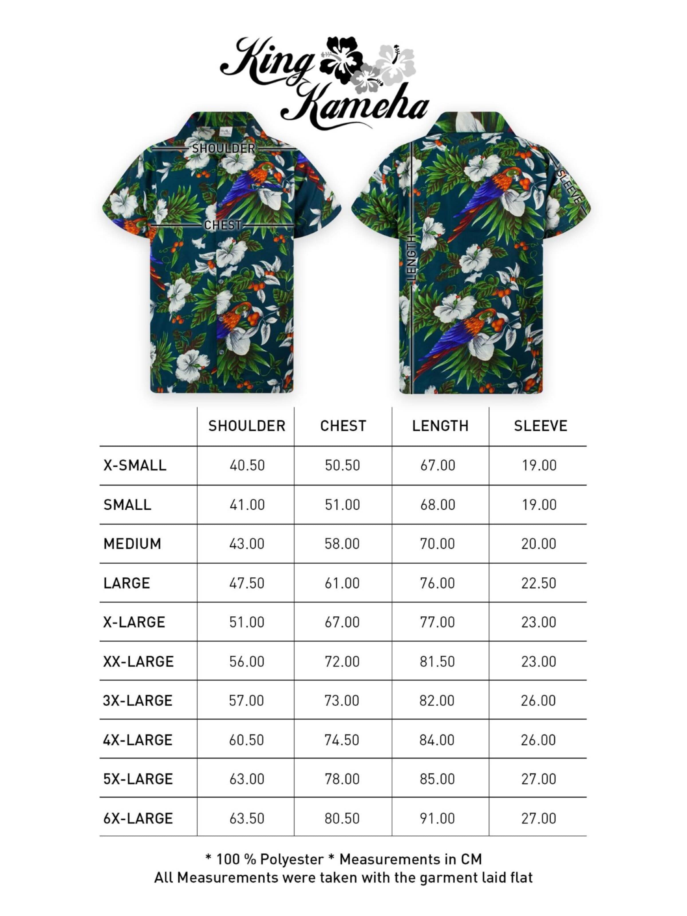 King Kameha Shirt 'Cherryparrot' in Green