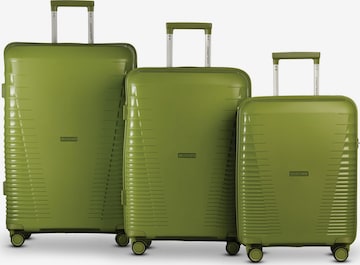 Worldpack Suitcase Set 'Havanna' in Green: front