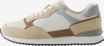 Baskets basses Next en beige : devant