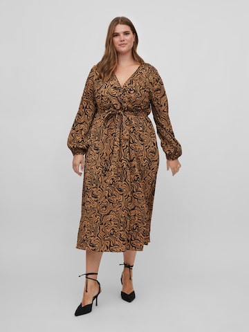 EVOKED Dress 'Miras' in Brown