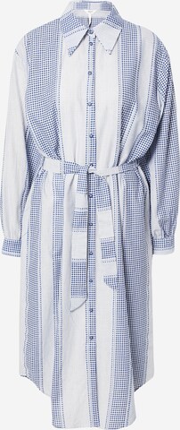 Abito camicia 'MALINA' di OBJECT in blu: frontale