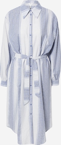 OBJECT Shirt Dress 'MALINA' in Blue: front