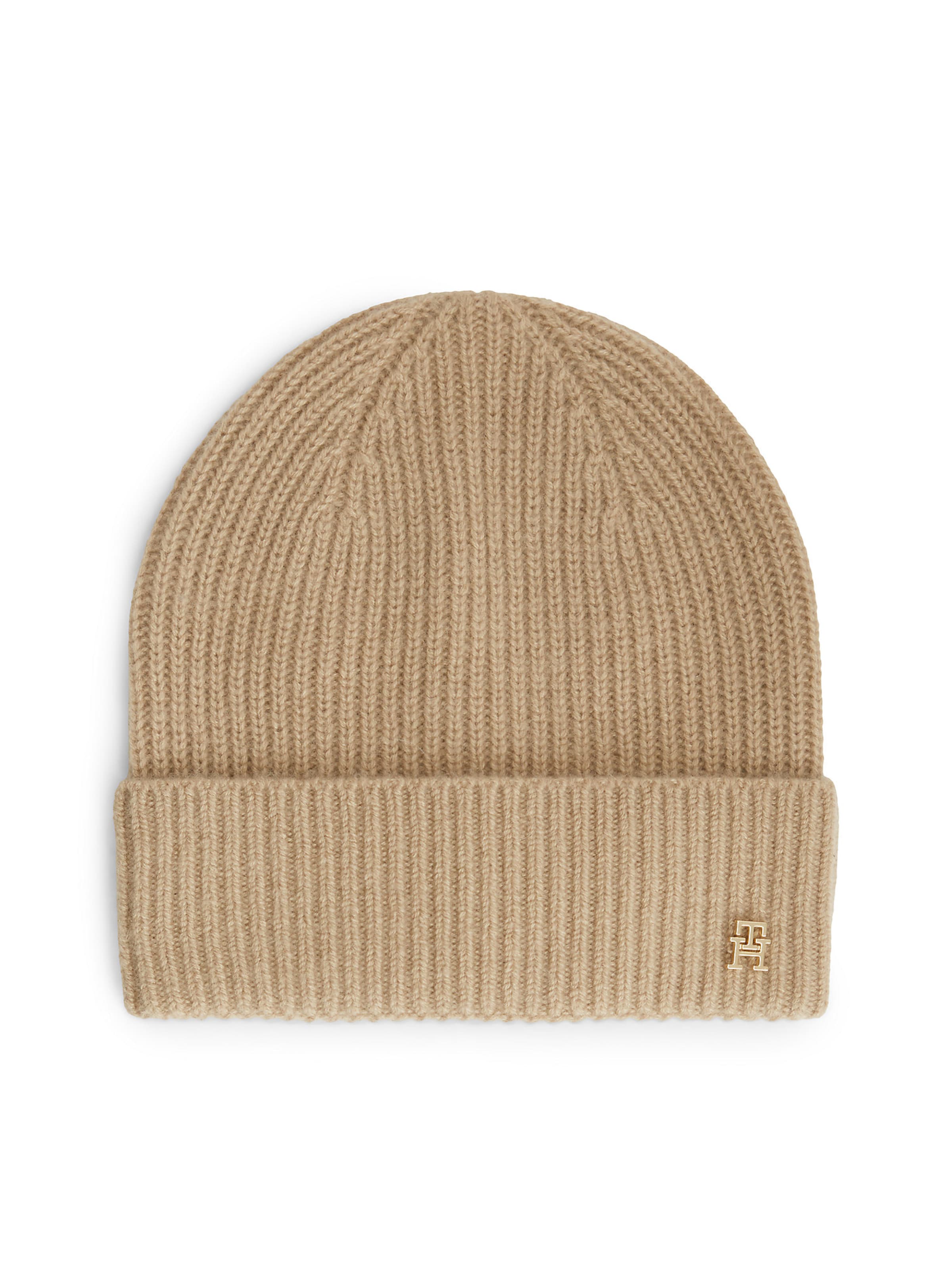 TOMMY HILFIGER Mütze in Beige: Vorderseite