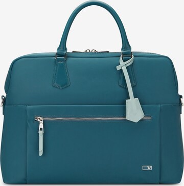 Roncato Document Bag in Blue: front