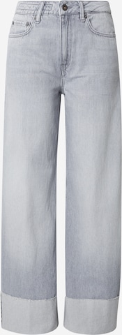 DRYKORNWide Leg/ Široke nogavice Traperice 'MEDLEY_2' - siva boja: prednji dio