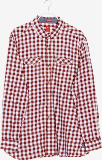s.Oliver Button Up Shirt in XL in Red / White, Item view