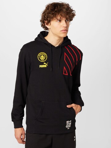 Sweat de sport 'Manchester City F.C.' PUMA en noir : devant