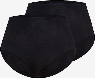 Hanro Slip 'Cotton Seamless' in Schwarz: Vorderseite