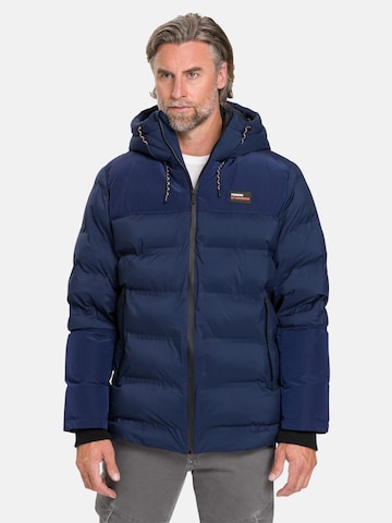 PIONEER Winter Jacket in Blue: front