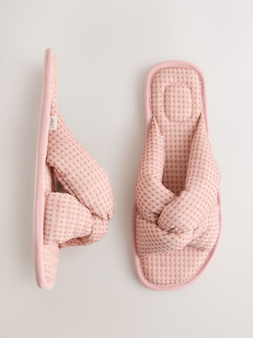 Pantoufle Next en rose