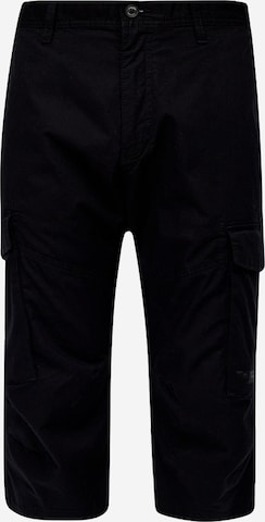 Regular Pantalon cargo s.Oliver en noir : devant