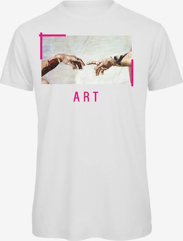 Openspace T-Shirt 'Art' in Weiß: predná strana