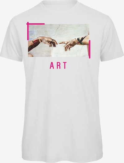 Openspace T-Shirt 'Art' in mischfarben / weiß, Produktansicht