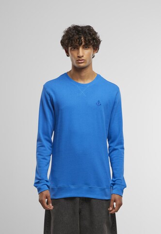Sweat-shirt 'Anchor' Mister Tee en bleu : devant